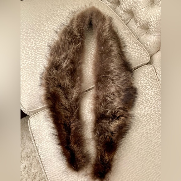 VINTAGE FOX FUR COLLAR - Picture 3 of 5